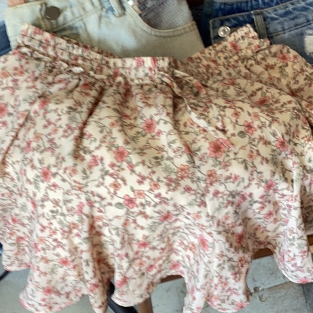 Floral Pink Women's Skort